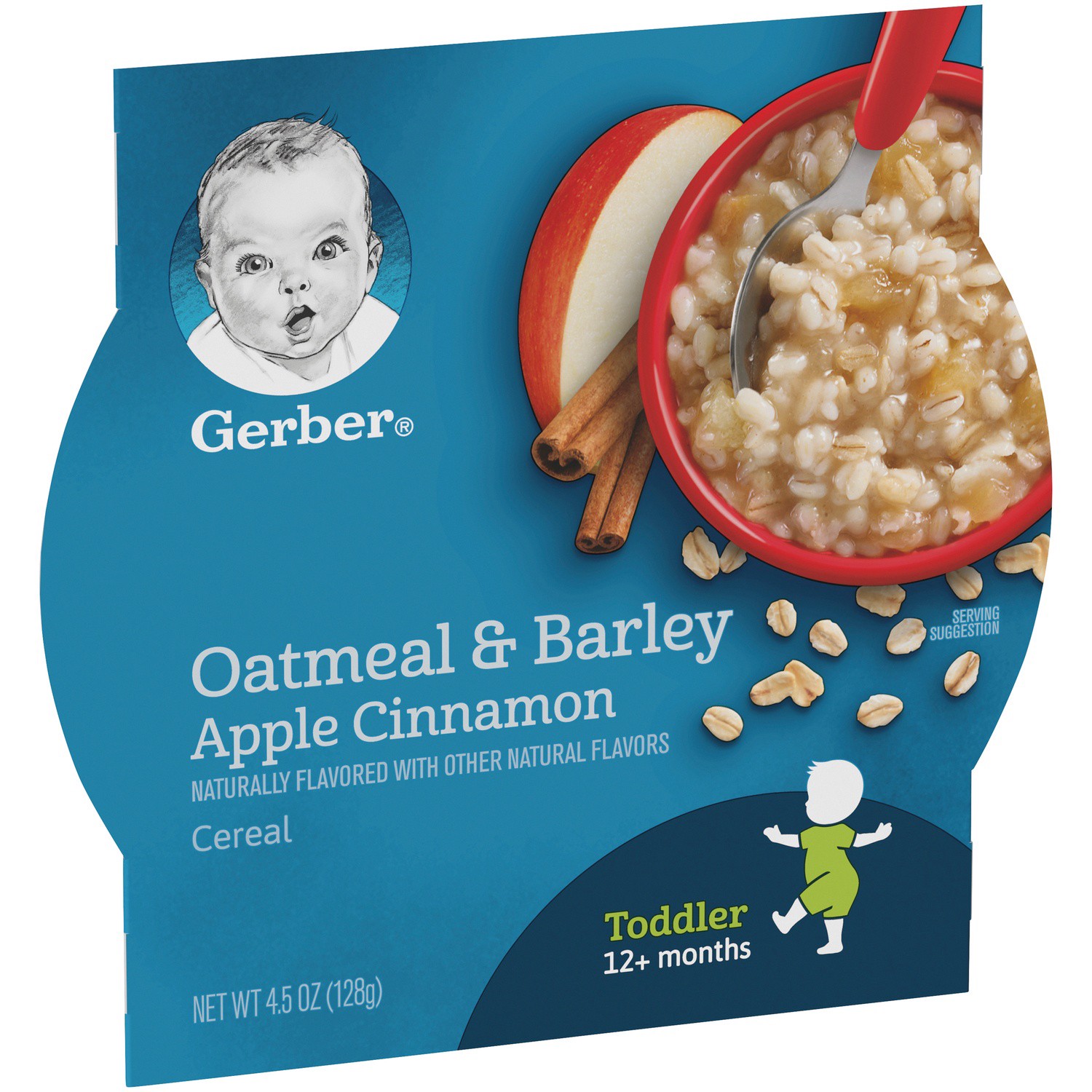 slide 7 of 9, Gerber Breakfast Buddies Apple Cinnamon Hot Cereal With Real Fruit , 4.5 oz
