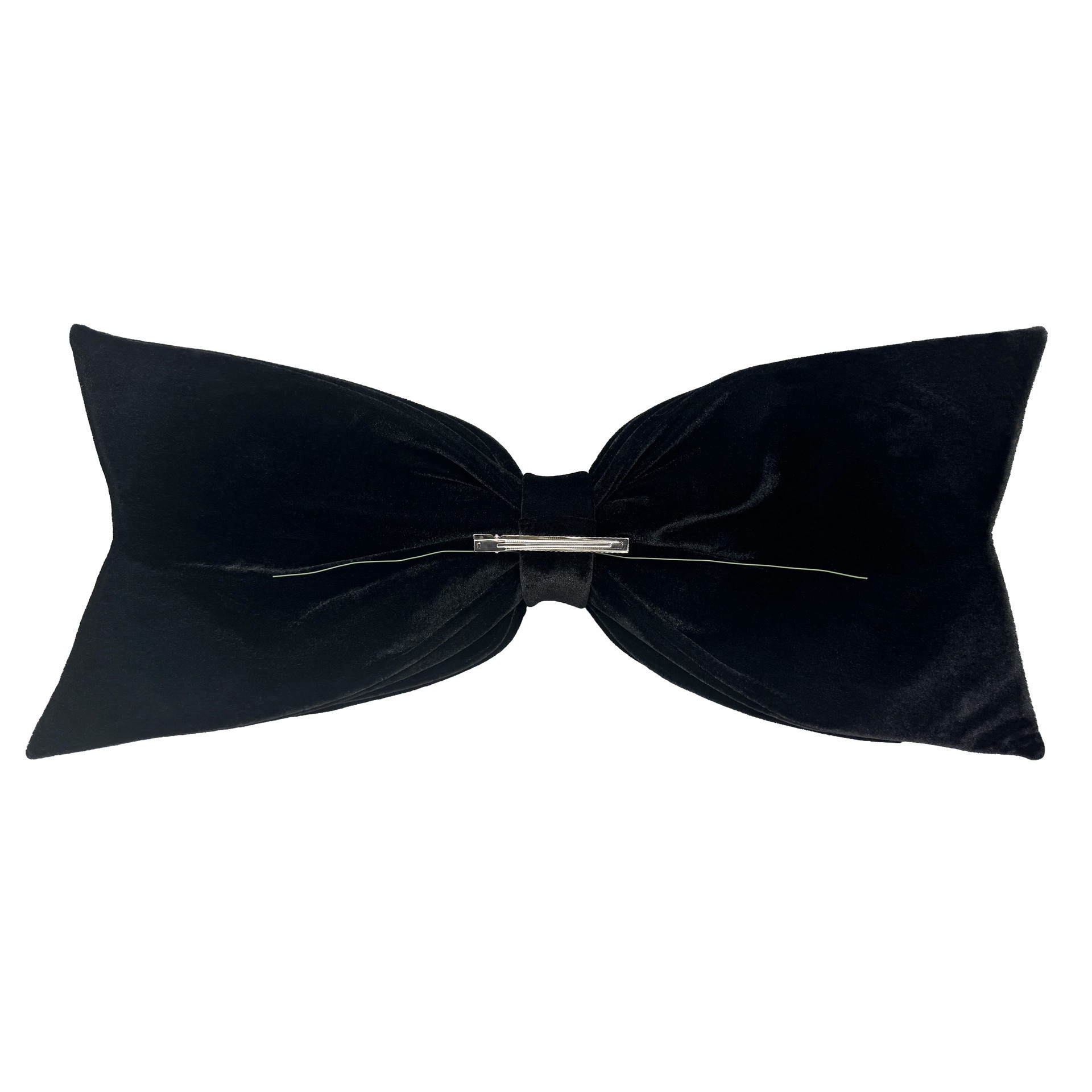 slide 3 of 3, 24" Puffy Black Bow Tie By Celebrate It, 24 in x 9.5 in