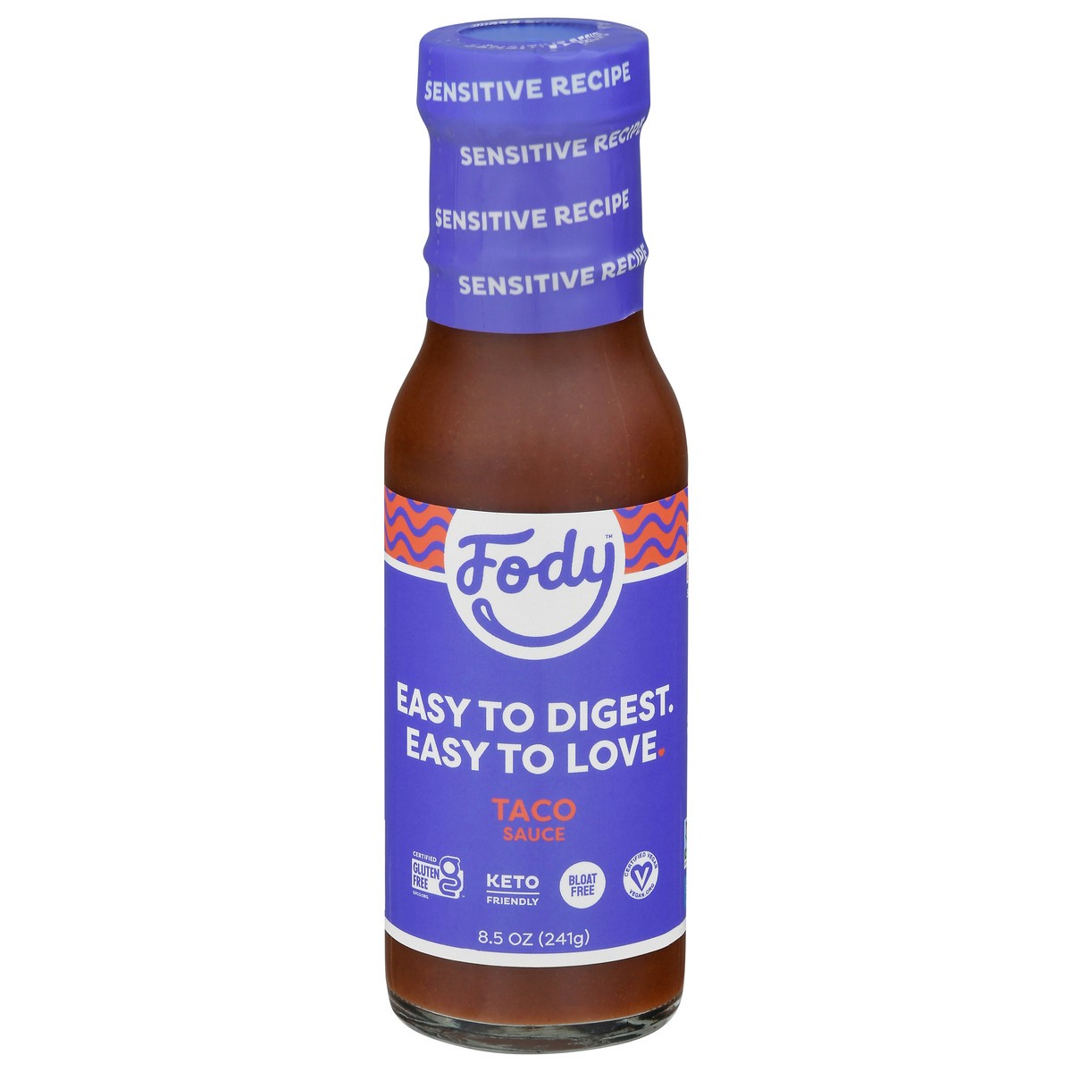 slide 1 of 12, Fody Taco Sauce, 8.5 oz