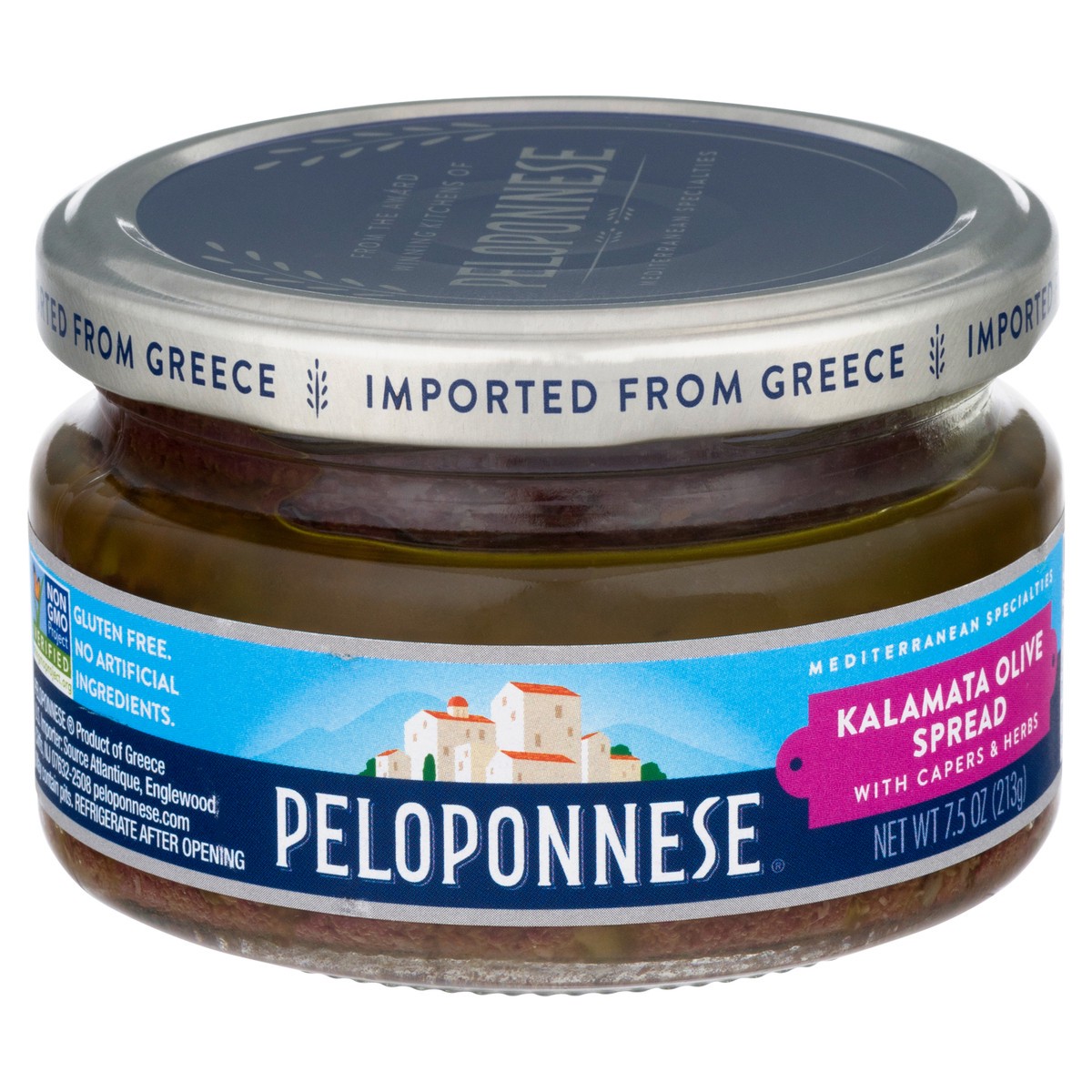 slide 2 of 9, Peloponnese Kalamata Olive Spread, 7 oz