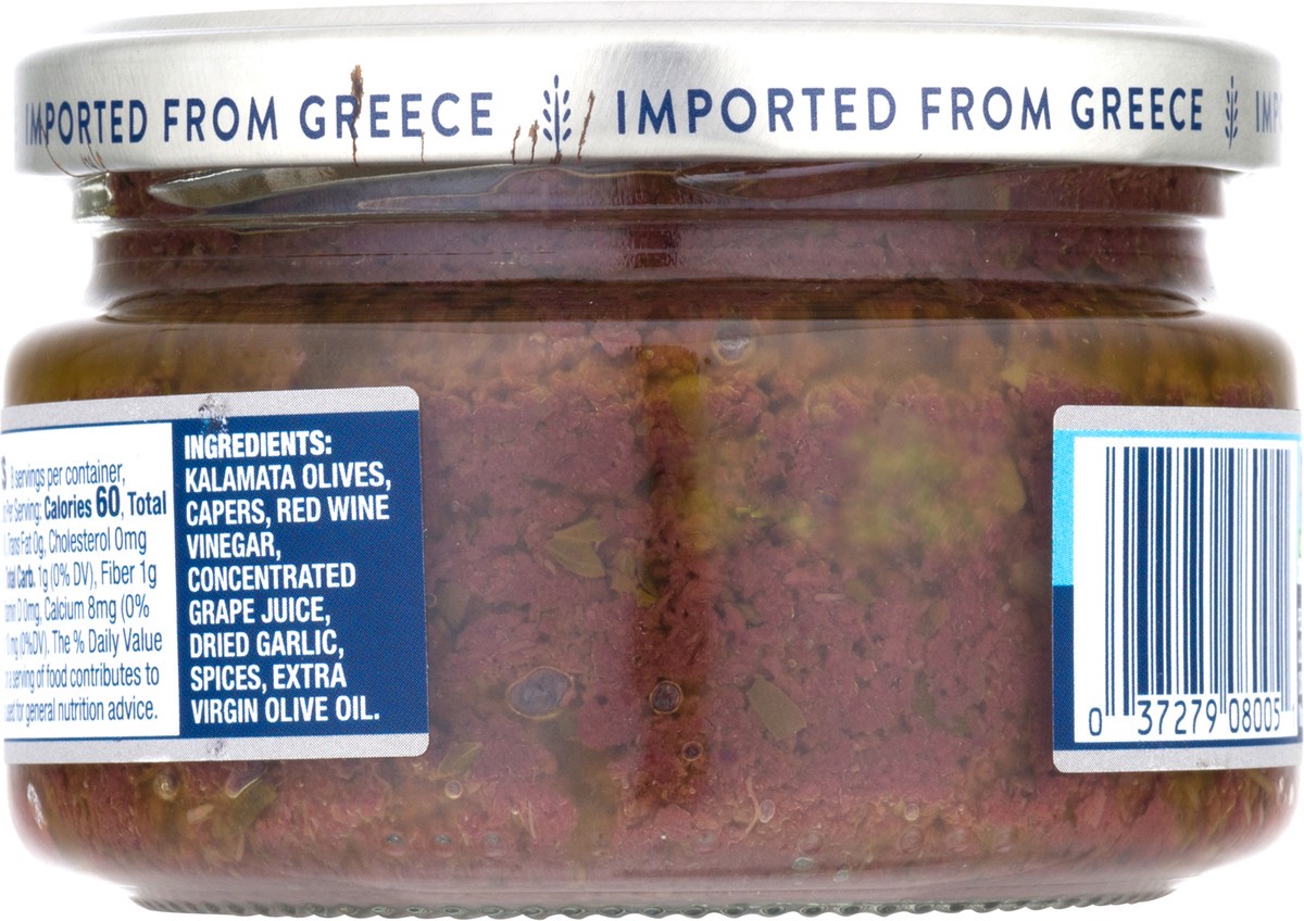 slide 5 of 9, Peloponnese Kalamata Olive Spread, 7 oz