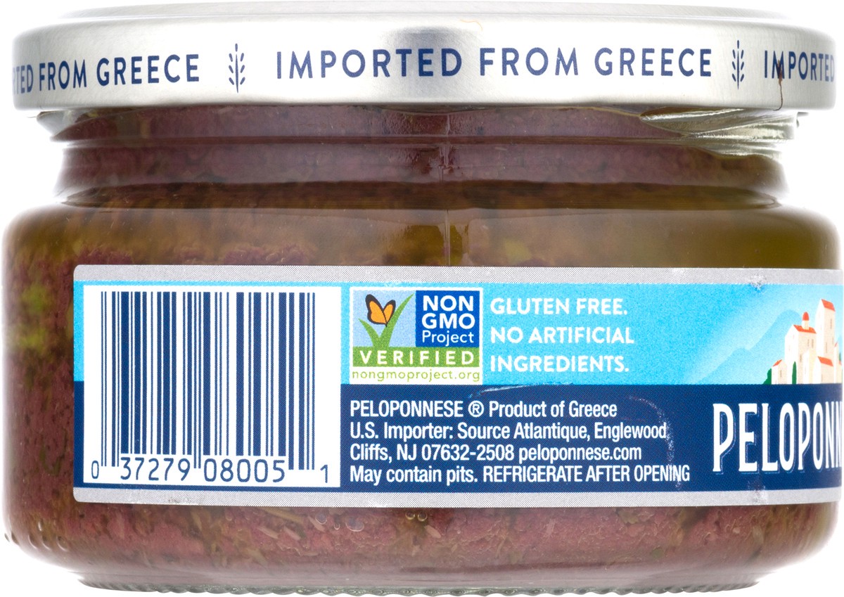 slide 7 of 9, Peloponnese Kalamata Olive Spread, 7 oz