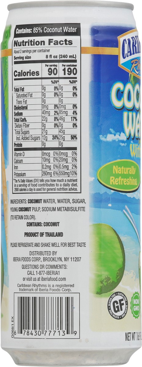 slide 10 of 14, Caribbean Rhythms Coconut Water - 16.9 fl oz, 16.9 fl oz