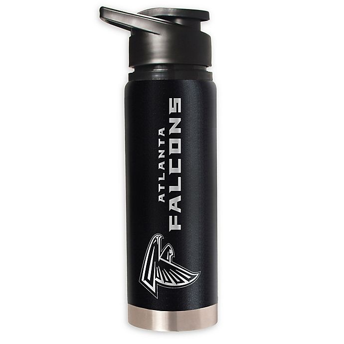 slide 1 of 1, NFL Atlanta Falcons Powder Coated STEALTH Water Bottle, 20 oz