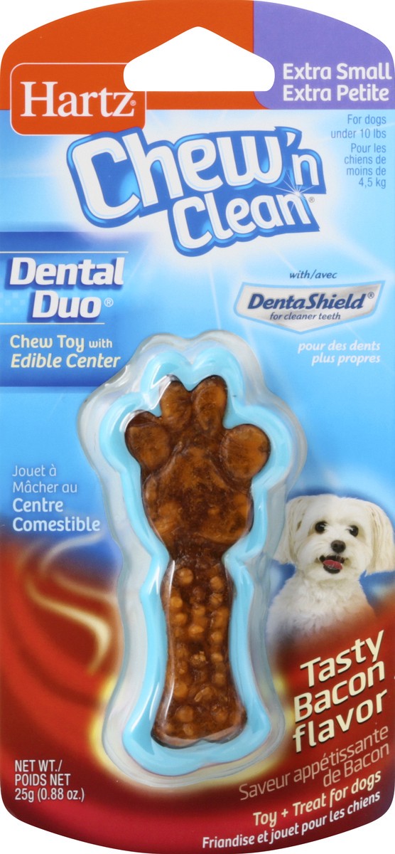 slide 1 of 9, Hartz Duo Tiny Dog Dental, 1 ct