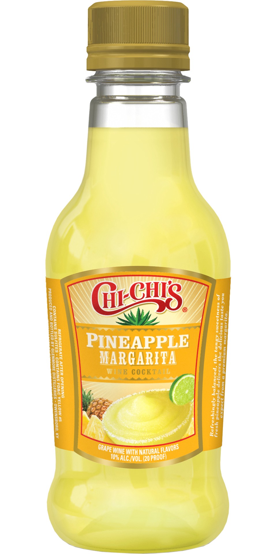 slide 1 of 7, Chi-Chi's Wine-Based Pineapple Margarita Cocktail 187ml 20 Proof, 187 ml