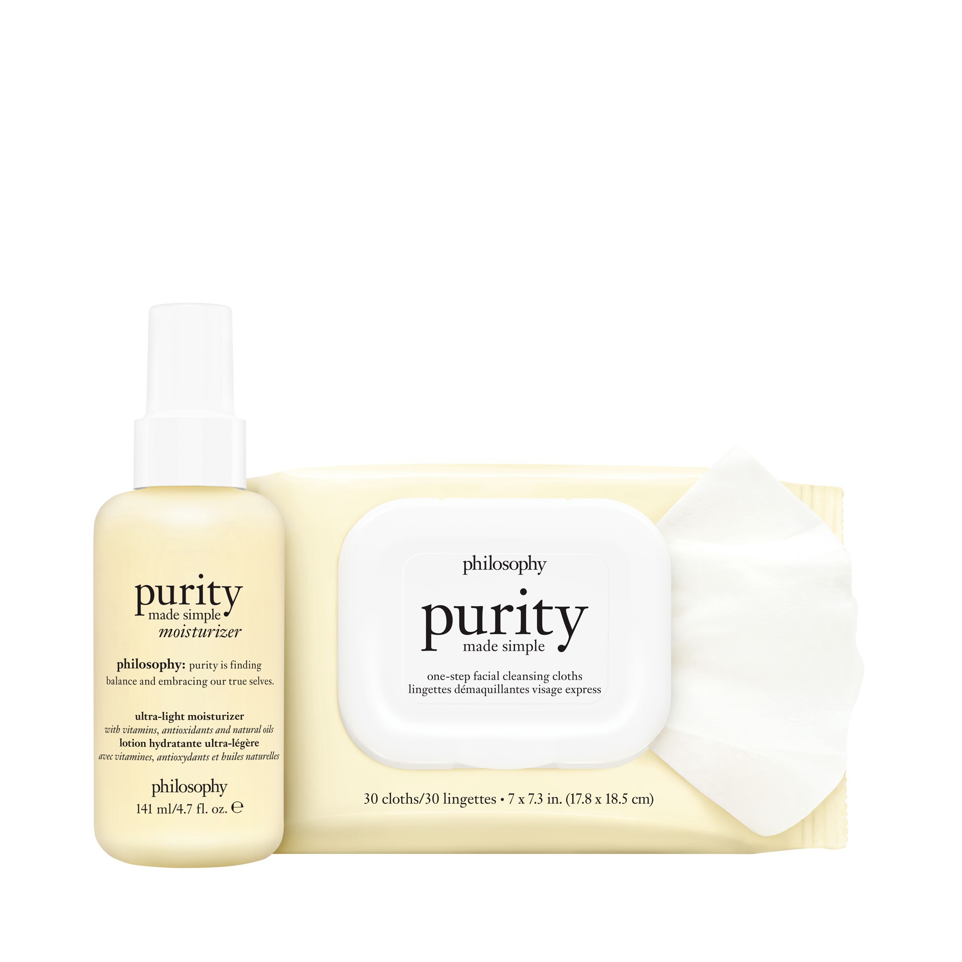 slide 1 of 1, Purity Made Simple Ultra-Light Moisturizer 4.7Oz, 141 mL