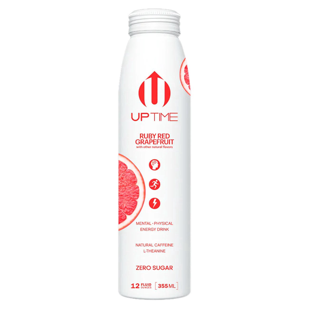 slide 1 of 1, UPTIME Ruby Red Grapefruit Sugar Free - 12 oz, 12 oz