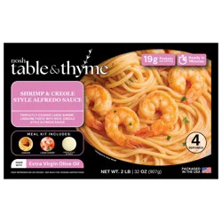 Nosh Table & Thyme Shrimp Creole Alfredo Sauce Meal Kit