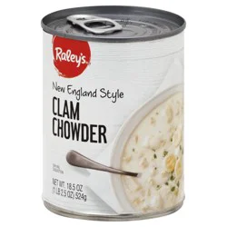 Raley's Homestyle New England Clam Chowder Soup 18.5 oz