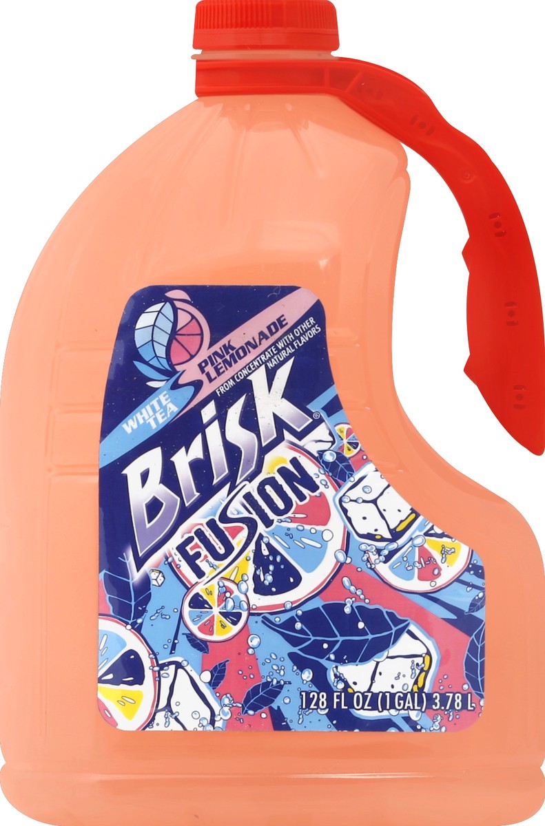 slide 4 of 5, Brisk White Tea/Pink Lemonade - 1 gal, 1 gal