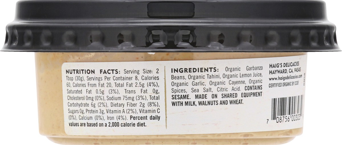 slide 2 of 9, Org Haig's Hummus, 8 oz
