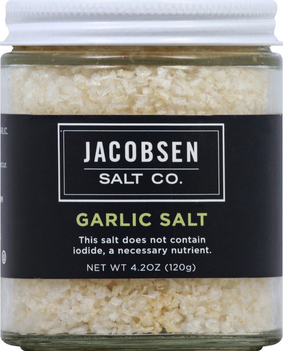 slide 2 of 6, Jacobsen Salt Co Garlic Salt, 5.1 oz