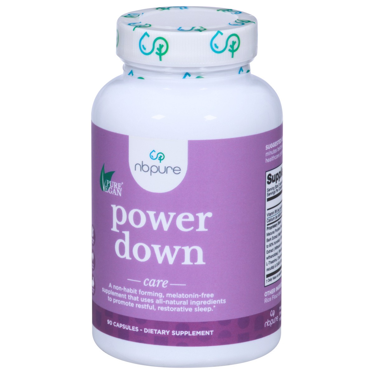 slide 7 of 9, NBPure Care Power Down 90 Capsules, 90 ct