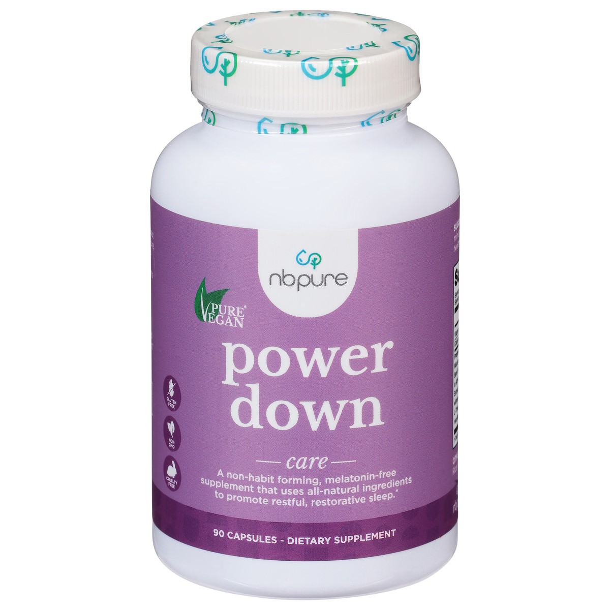 slide 1 of 9, NBPure Care Power Down 90 Capsules, 90 ct