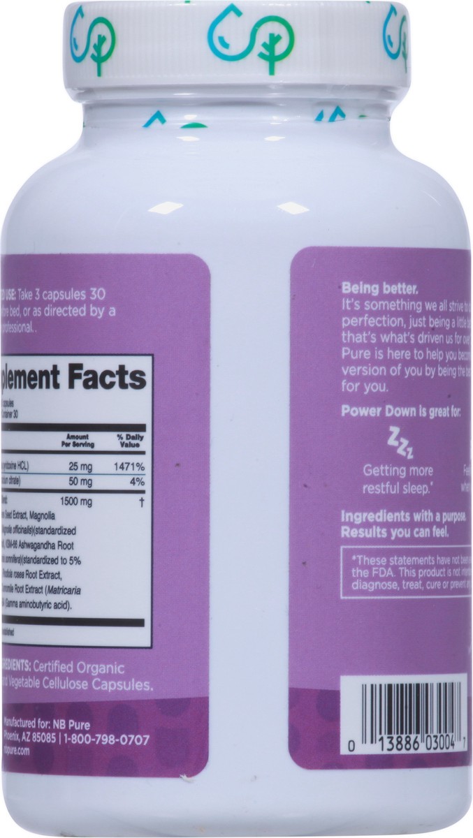 slide 9 of 9, NBPure Care Power Down 90 Capsules, 90 ct
