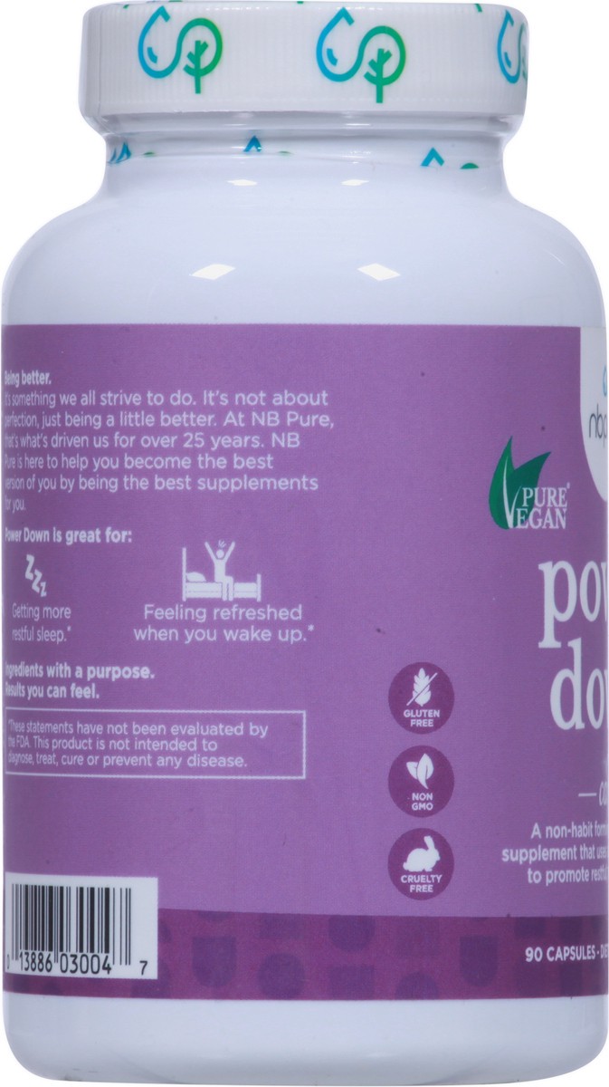 slide 6 of 9, NBPure Care Power Down 90 Capsules, 90 ct
