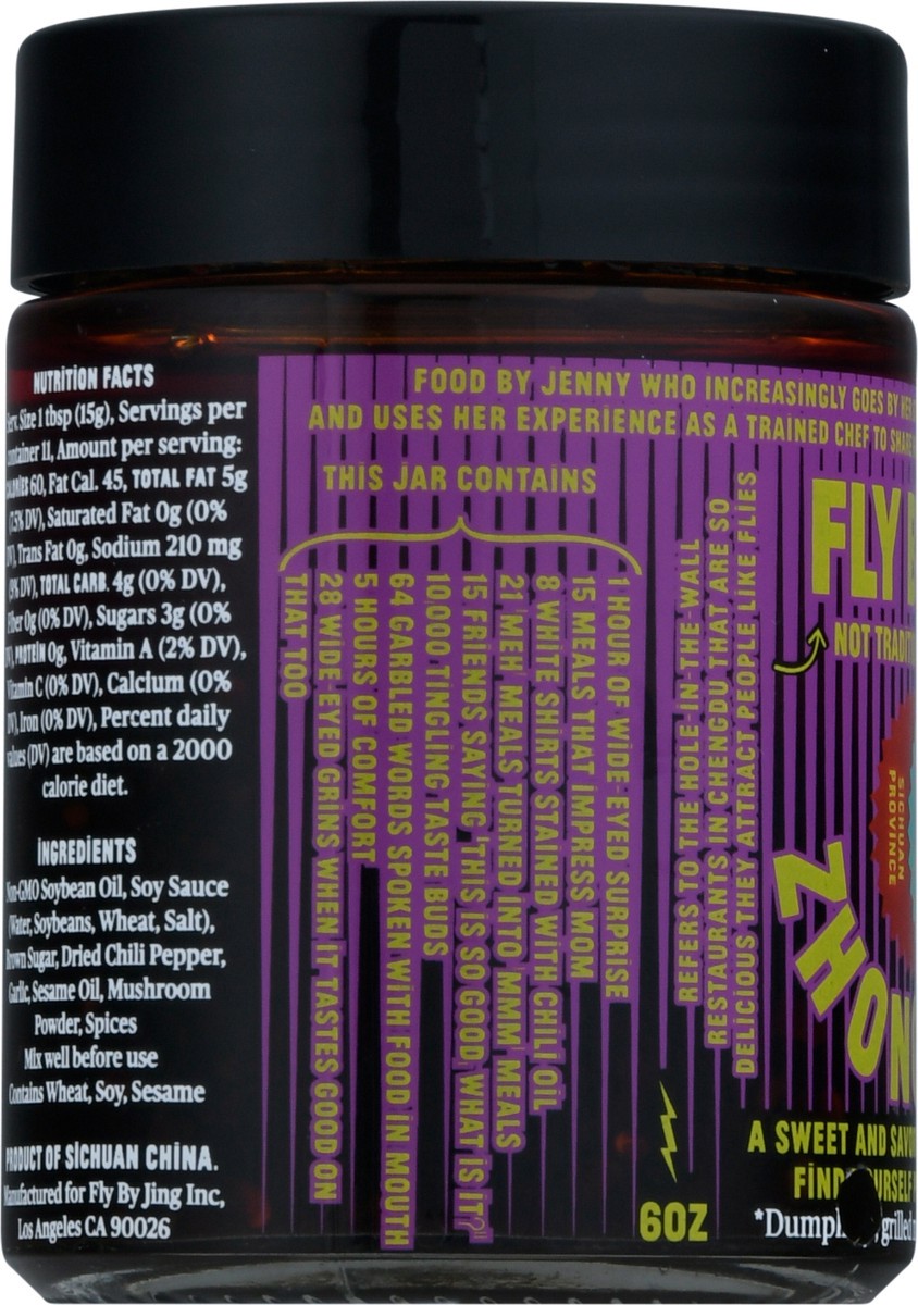 slide 11 of 14, Fly by Jing Sweet + Spicy Sichuan Chili Sauce 6 oz, 6 oz