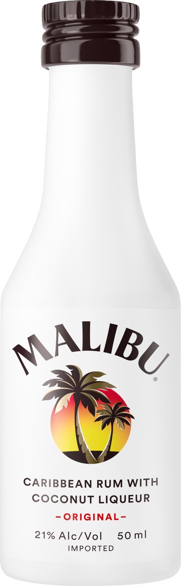 slide 4 of 4, Malibu Rum, 50 ml