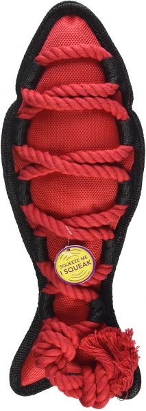 slide 1 of 1, MultiPet Cross Rope Bone Dog Toy, 1 ct