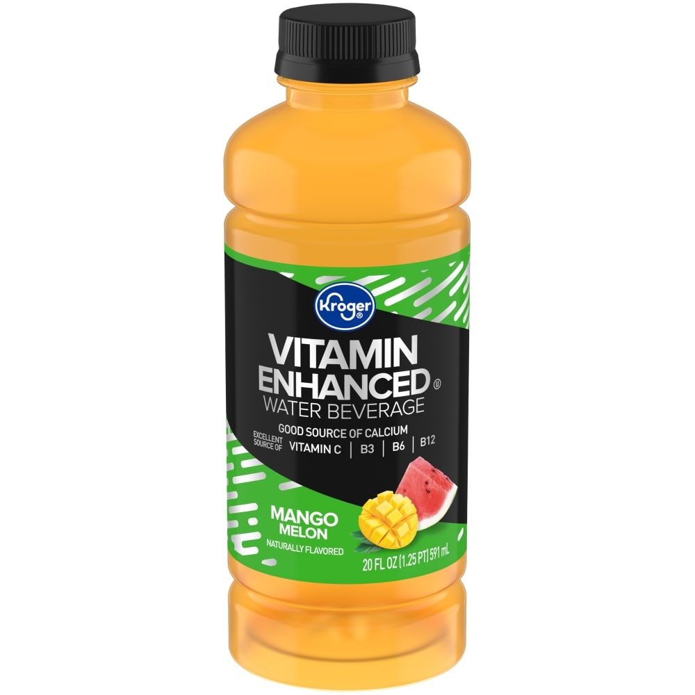 slide 1 of 1, Kroger Vitamin Enhanced Water - Mango Melon - 20 fl oz, 20 fl oz