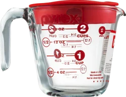 Pyrex 2-Cup Measuring Cup With Lid