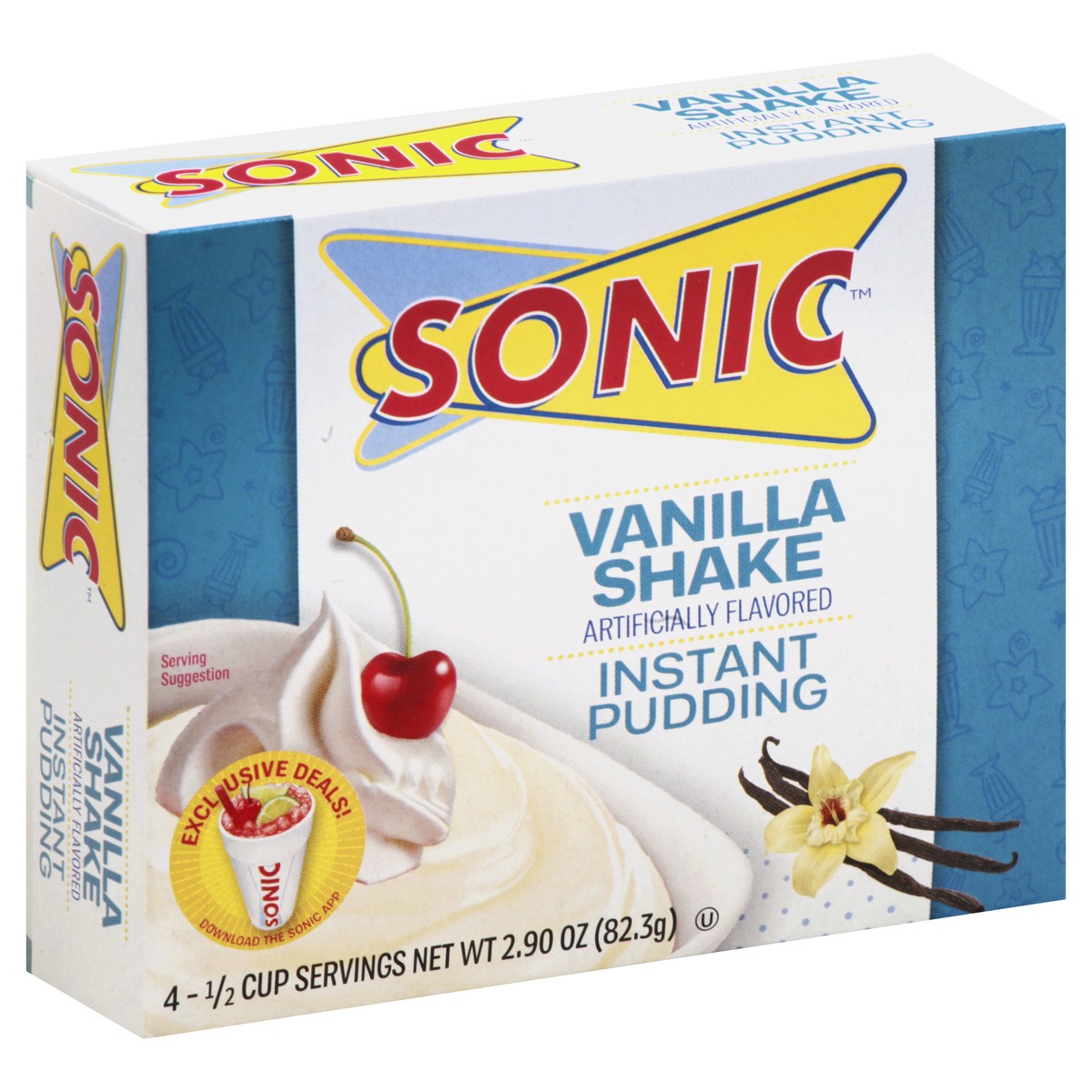 slide 7 of 9, Sonic Vanilla Shake Instant Pudding, 2.9 oz