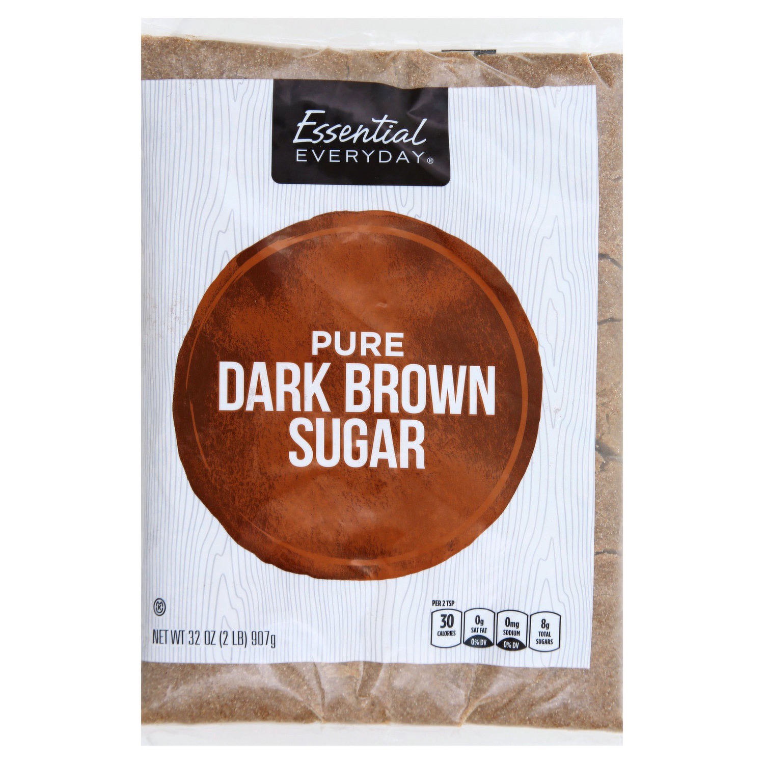 slide 1 of 1, Essential Everyday Pure Dark Brown Sugar, 2 lb