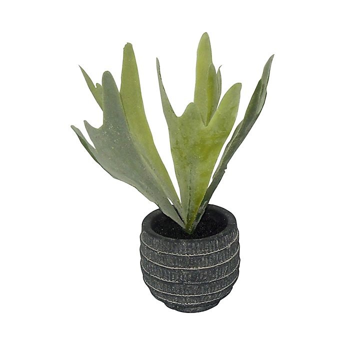 slide 1 of 1, Global Caravan Faux Potted Plant, 8 in