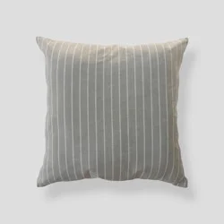 2pk Hampton Stripe 18x18 Taupe