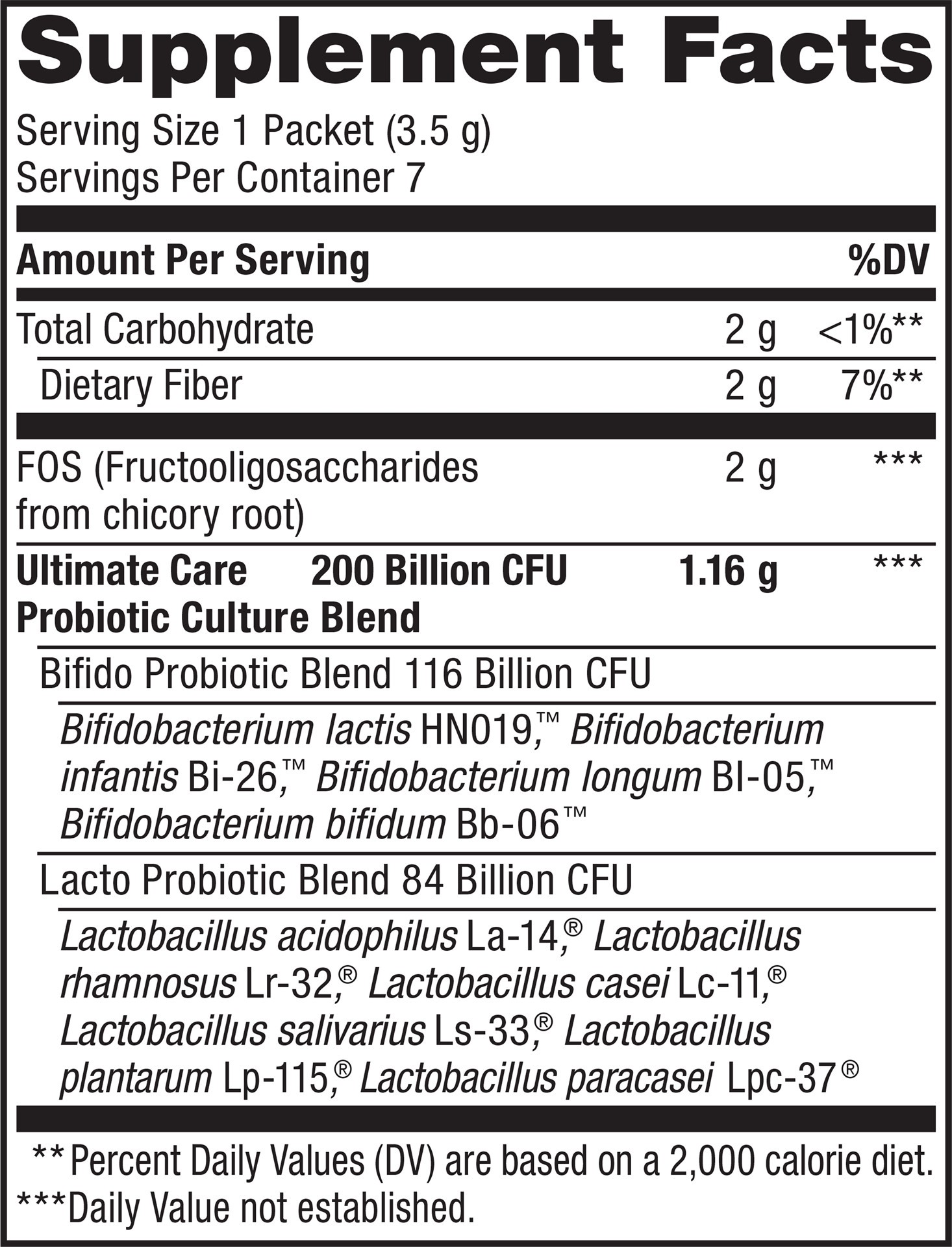 slide 3 of 5, Renew Life Ultimate Flora™ Adult Ultimate Care Probiotic, 200 Billion CFU, 7 Packets, 0.86 oz