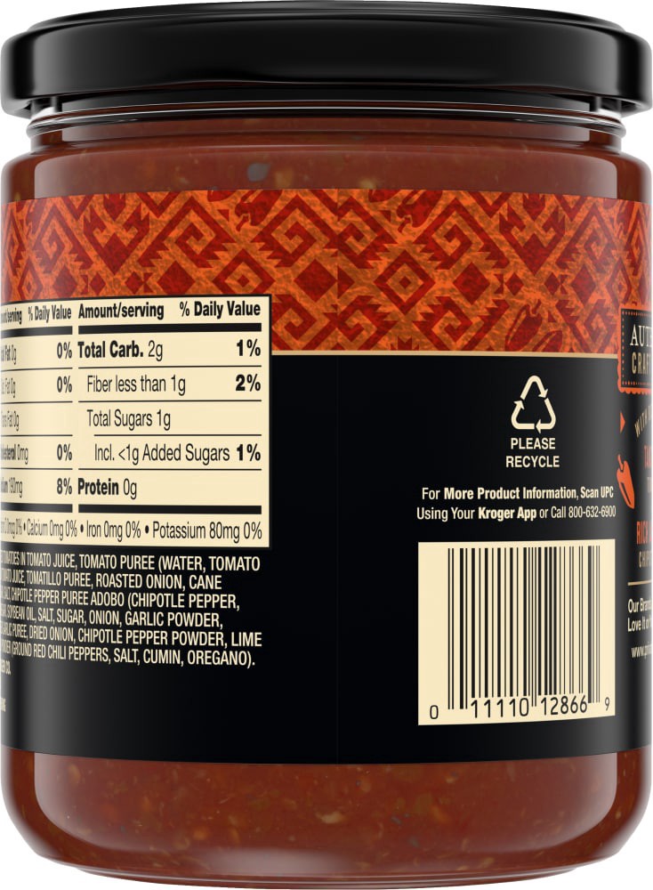 slide 2 of 4, Private Selection Tomatillo And Chipotle Pepper Medium Salsa, 16 oz