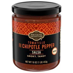 Private Selection Tomatillo And Chipotle Pepper Medium Salsa