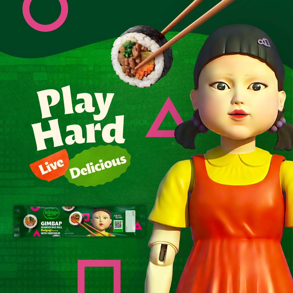 slide 2 of 6, Bibigo Gimbap Bulgogi Beef Seaweed Rice Roll, 8.11 oz