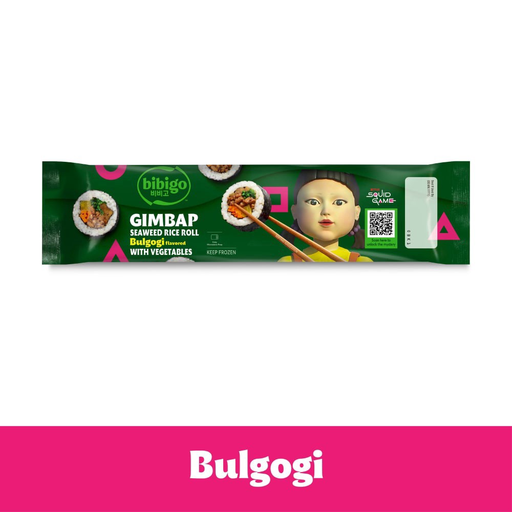 slide 1 of 6, Bibigo Gimbap Bulgogi Beef Seaweed Rice Roll, 8.11 oz