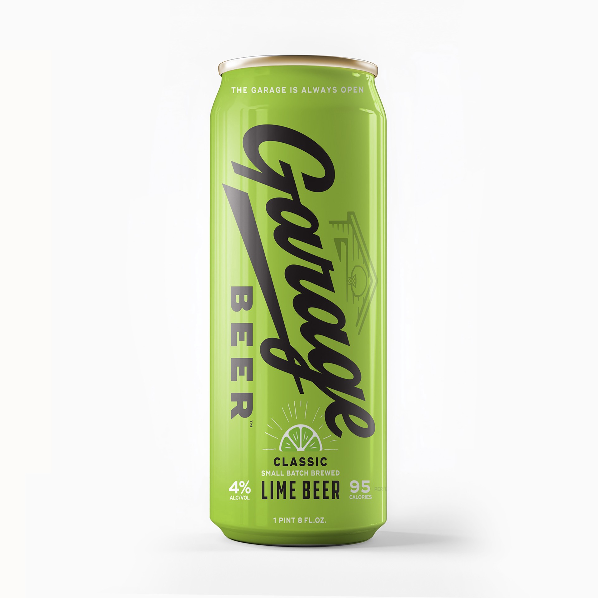 slide 1 of 1, Garage Lime 24z Can, 1 ct