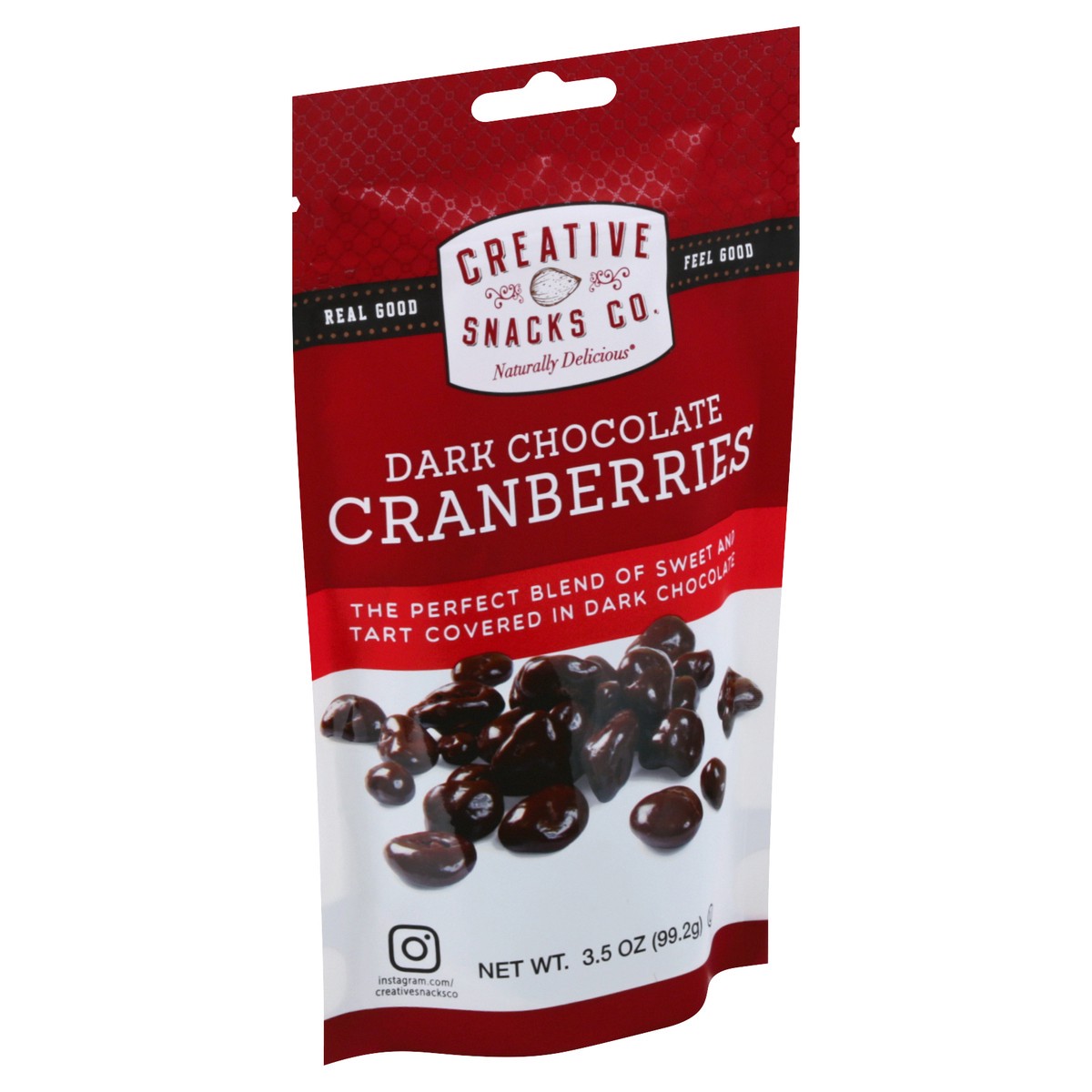 slide 11 of 13, Creative Snacks Dark Chocolate Cranberries 3.5 oz, 3.5 oz