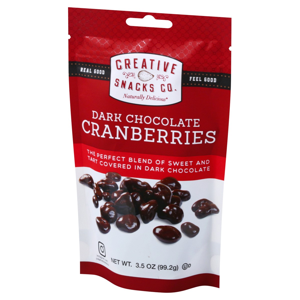 slide 13 of 13, Creative Snacks Dark Chocolate Cranberries 3.5 oz, 3.5 oz