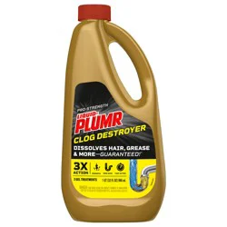 Liquid-Plumr Pro-Strength Clog Destroyer Gel with PipeGuard Liquid Drain Cleaner