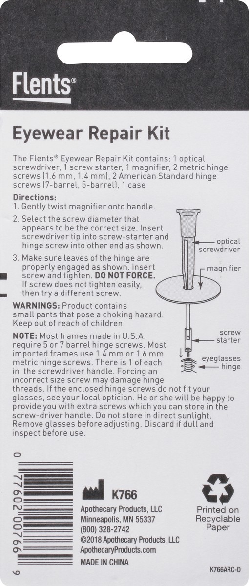 slide 5 of 9, Flents Optico Opti Mist Kit Eyeglass Repair, 1 ct