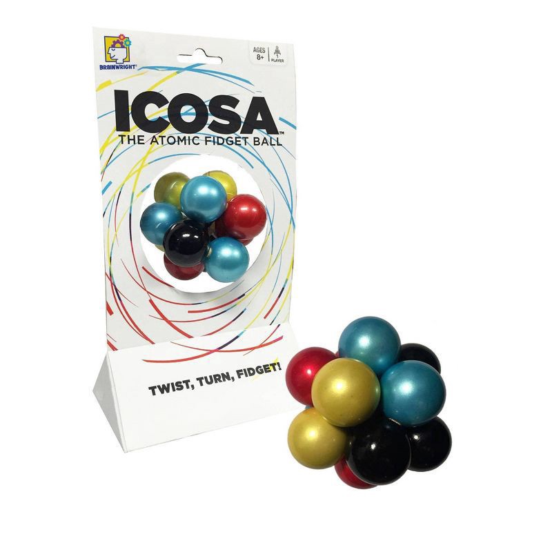 slide 1 of 4, Brainwright Icosa - Brainwright - The Atomic Fidget Ball, 1 ct