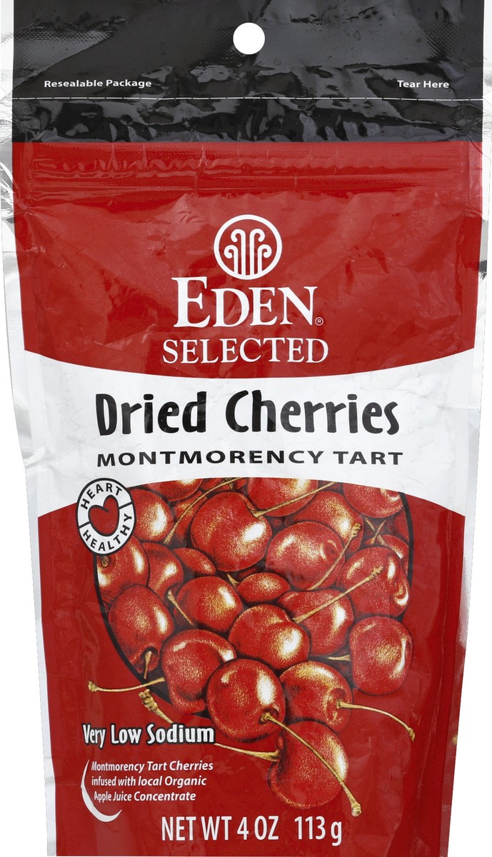 slide 2 of 2, Eden Foods Cherries Dried Montmorency Tart, 4 oz