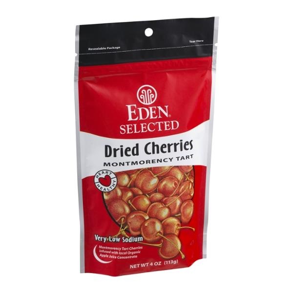 slide 1 of 2, Eden Foods Cherries Dried Montmorency Tart, 4 oz