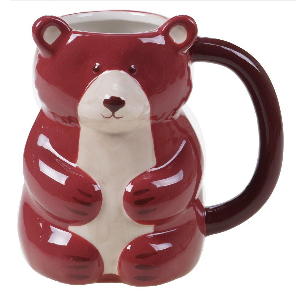 slide 1 of 1, Holiday Home Figural Bear Mug, 1 ct