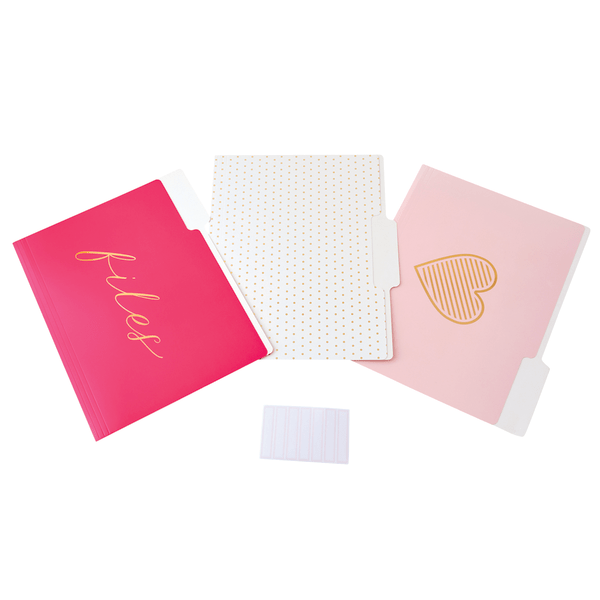 slide 1 of 7, See Jane Work File Folders, Letter Size, Pink, Pack Of 6, 6 ct