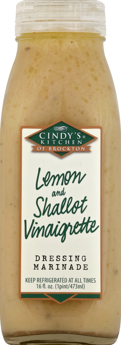 slide 2 of 2, Cindy's Kitchen Lemon and Shallot Vinaigrette Refrigerated Dressing & Marinade, 16 fl oz