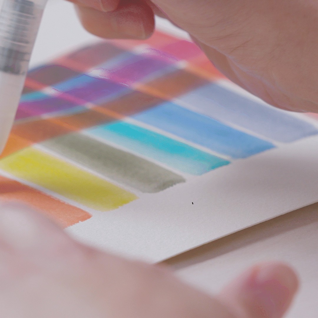 slide 2 of 4, Derwent 12-Color Metallic Paint Pan Set, 1 ct