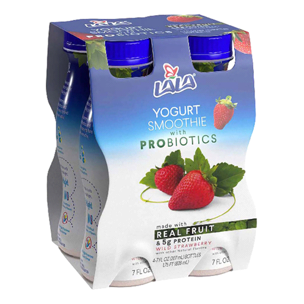 slide 1 of 1, LALA Yogurt Smoothie 4 ea, 4 ct