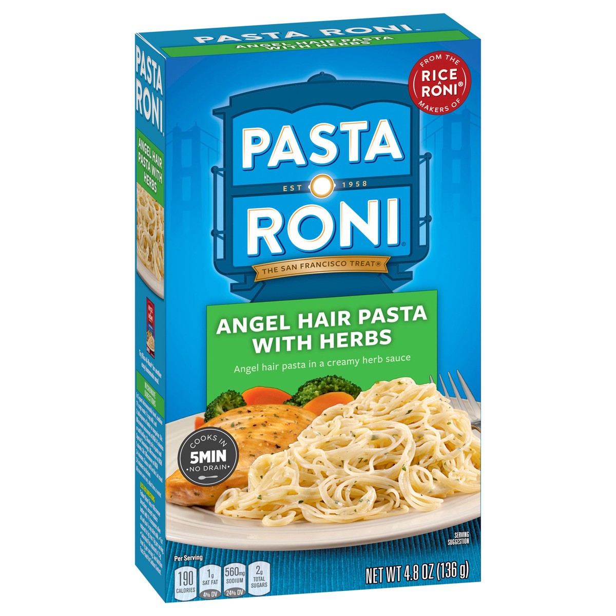 slide 3 of 13, Pasta Roni Angel Hair Pasta With Herbs, 4.8 oz