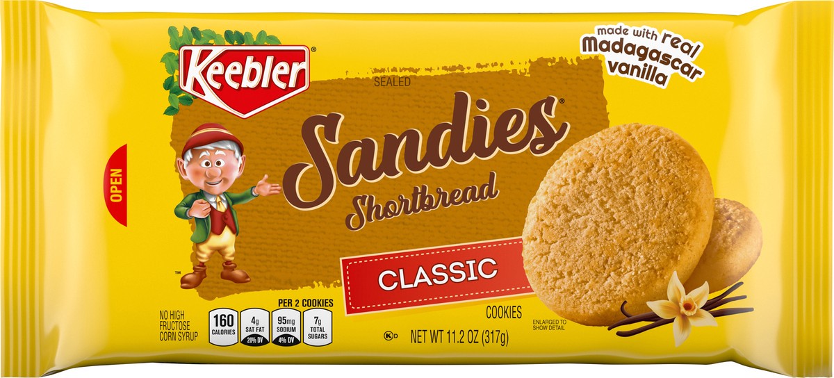 slide 3 of 14, Keebler Brands 06597 153331 Sandies Classic Cookies 11.2oz Overwr Everyday 11.2oz No PMT, 11.2 oz